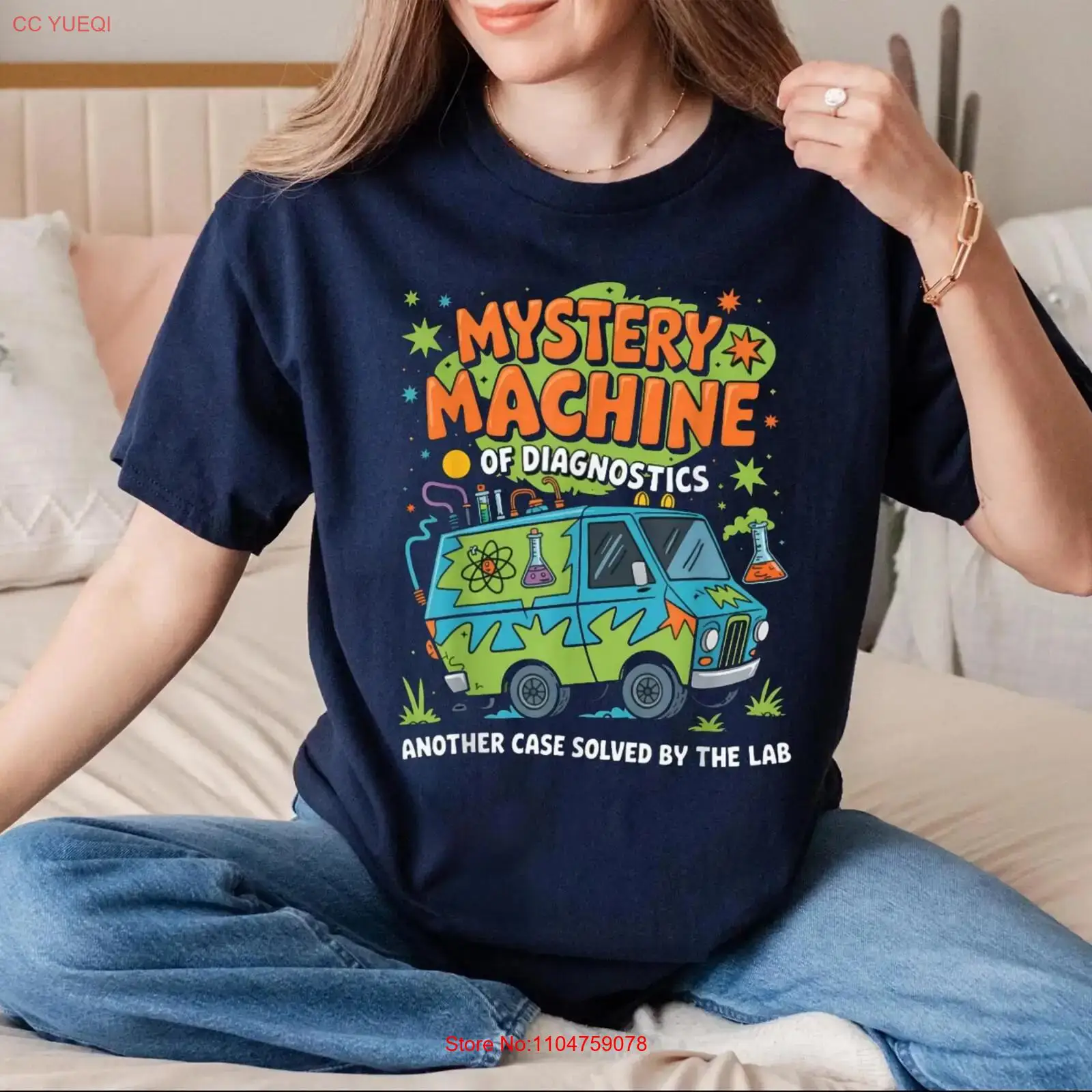 Medical Lab Design - เสื้อยืด Mystery Machine of Diagnostics Lab