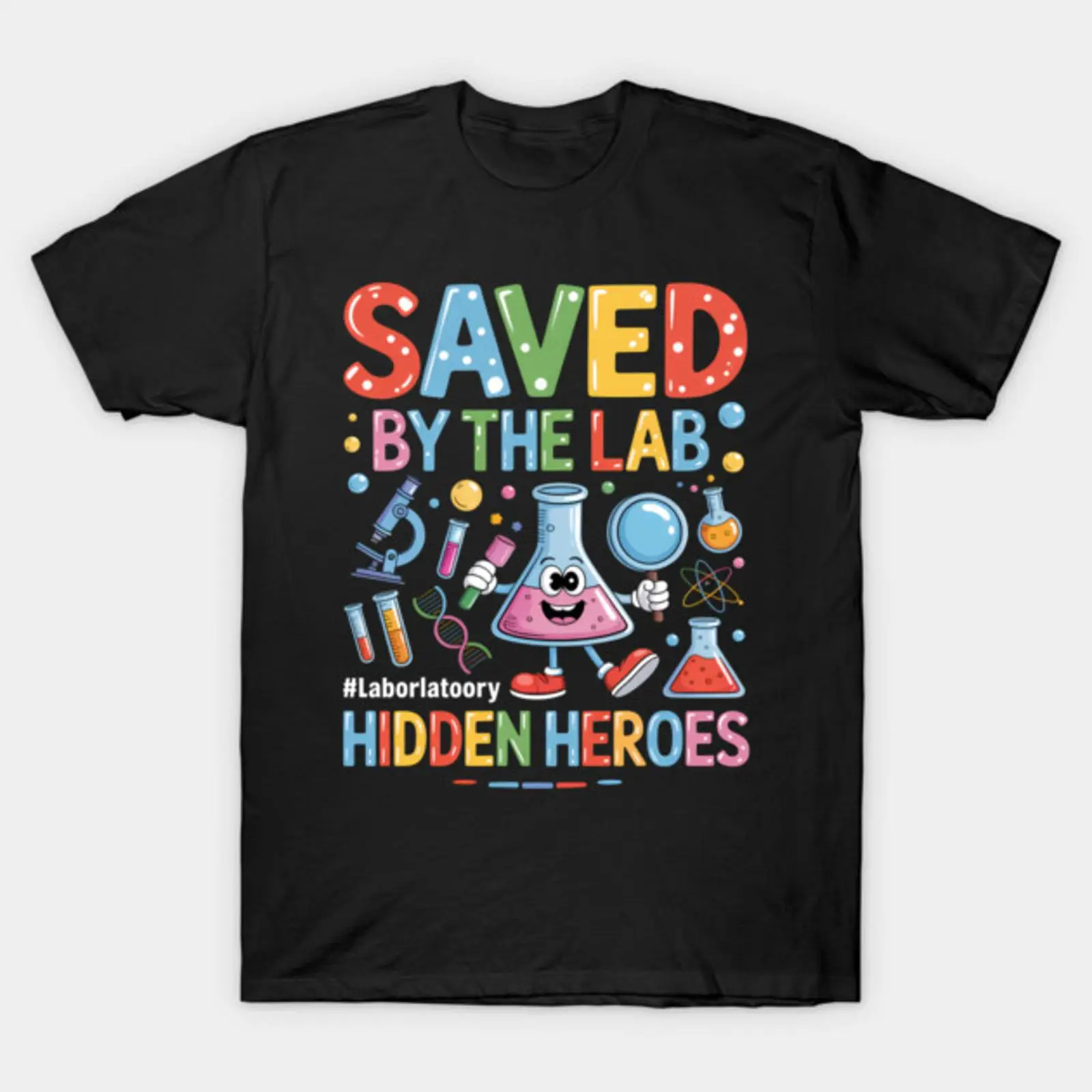 Medical Lab Tech - เสื้อยืด Lab Week 2025 Saved By