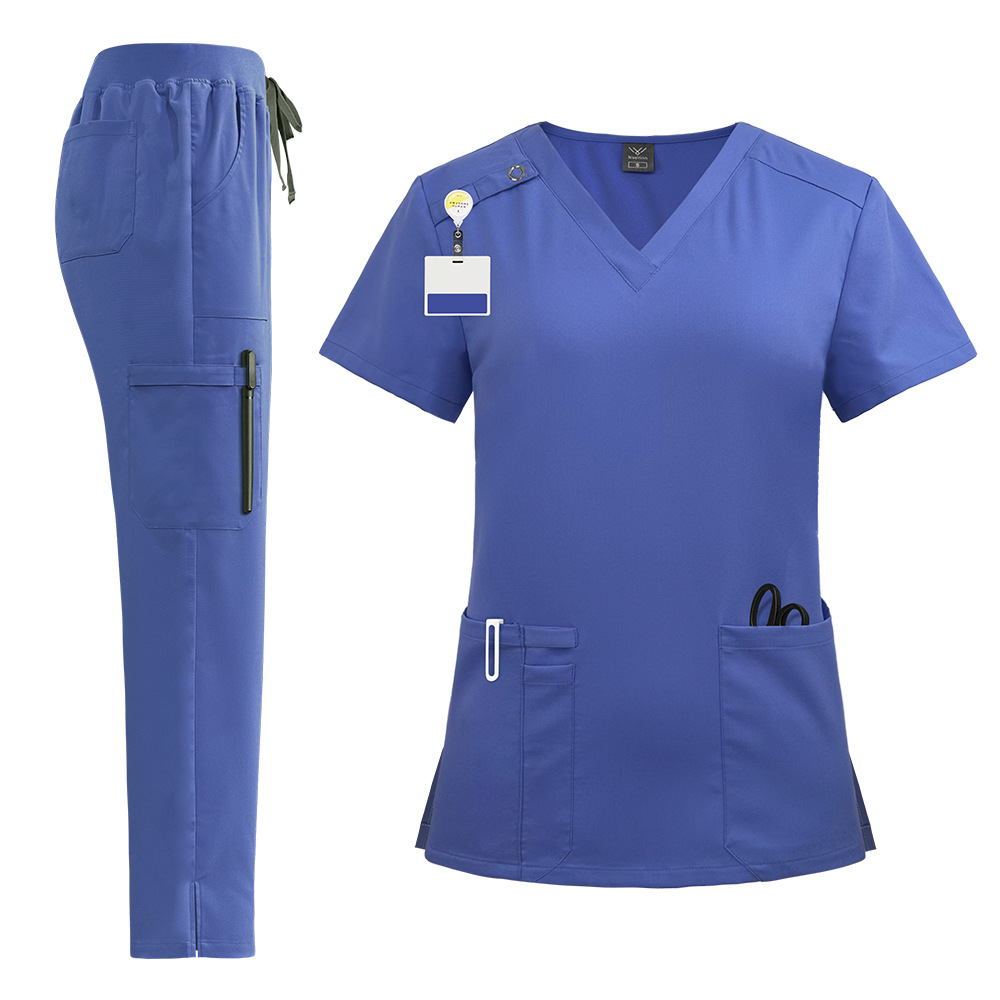 Medical Lab Design - การออกแบบคุณภาพสูง Medical Scrubs ชุดแพทย์โรงพยาบาล Unisex เครื่องแบบพยาบาลอุปกรณ์เสริมคลินิกทันตกรรมผ่าตัด