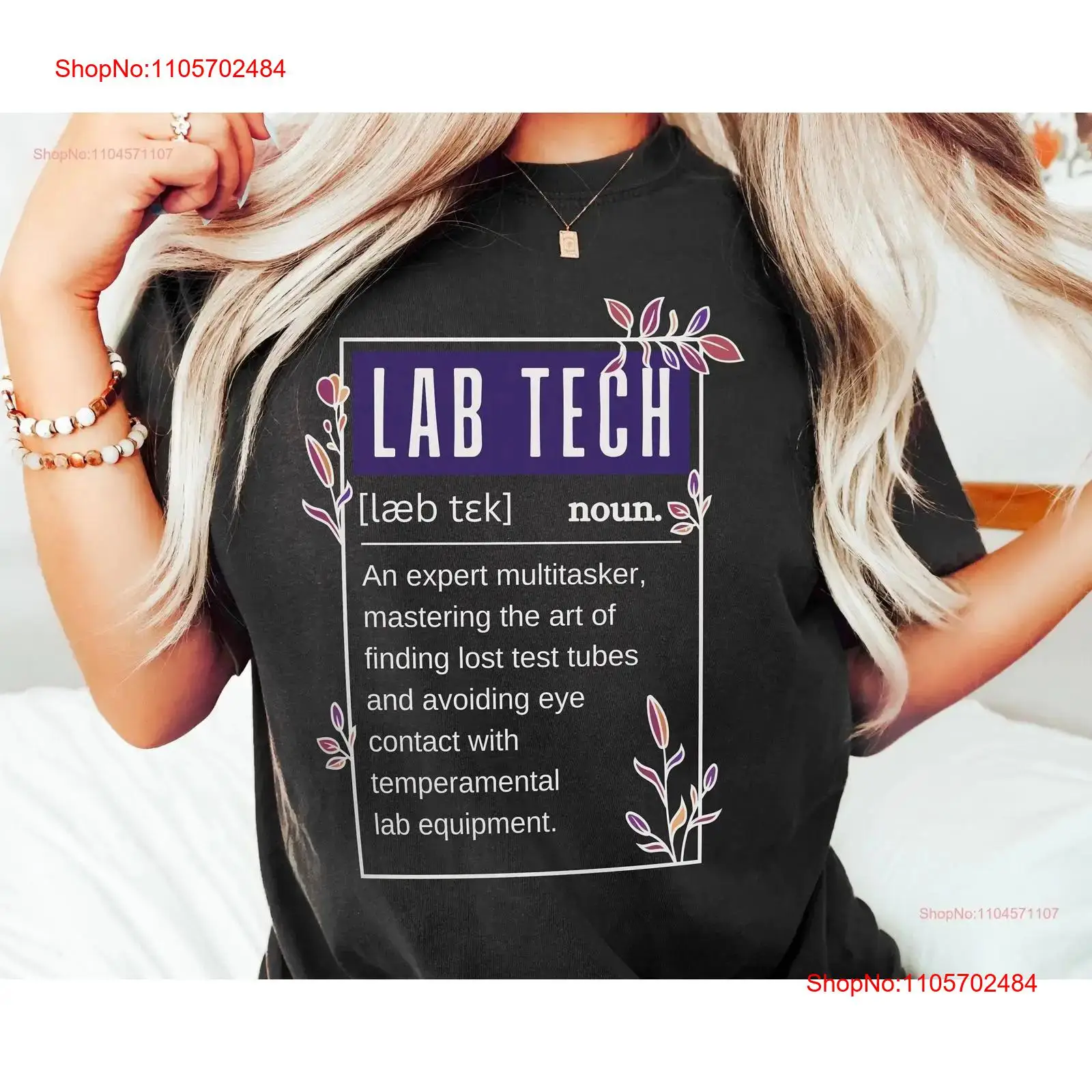 Medical Lab Design - เสื้อยืดลายตลกสำหรับช่างเทคนิคห้องปฏิบัติการ MLT Life Medical Science นักวิทยาศาสตร์