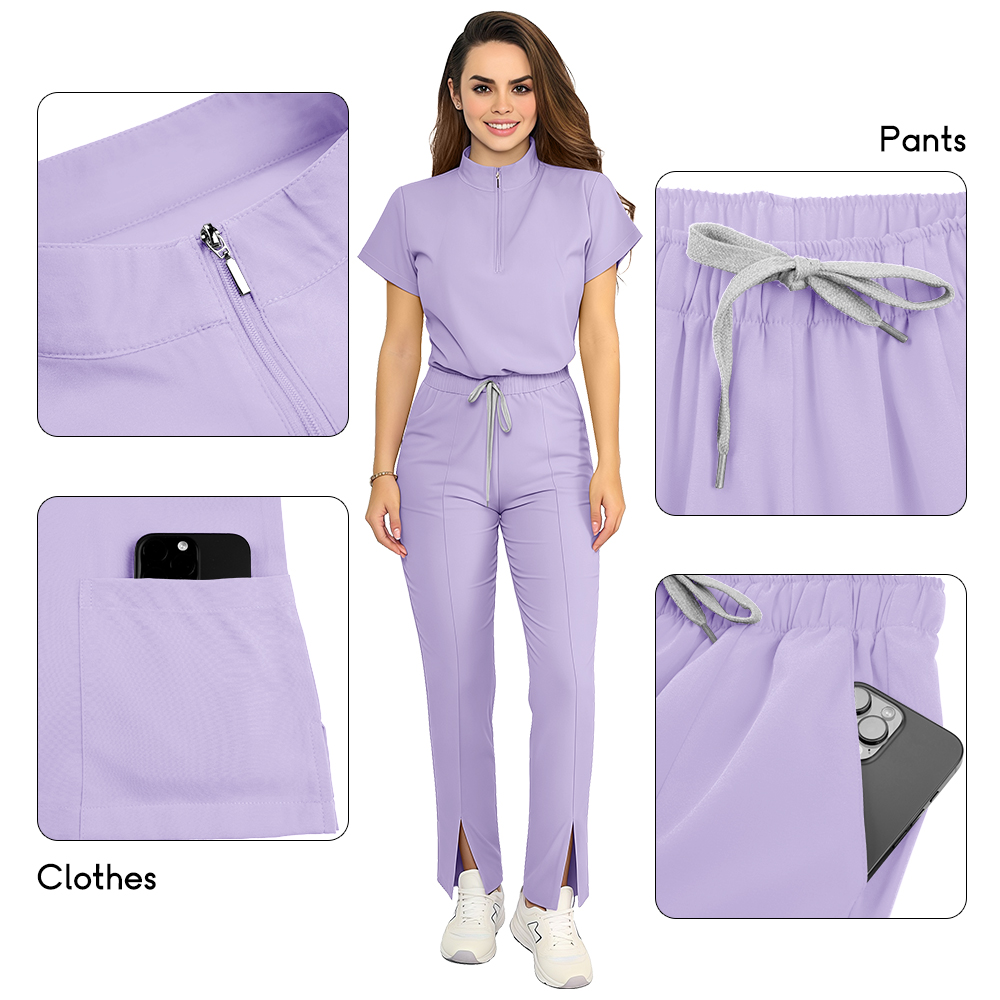 ชุดทำงานทางการแพทย์ กางเกงทำงา - Medical Lab Coats บทวิจารณ์และราคา