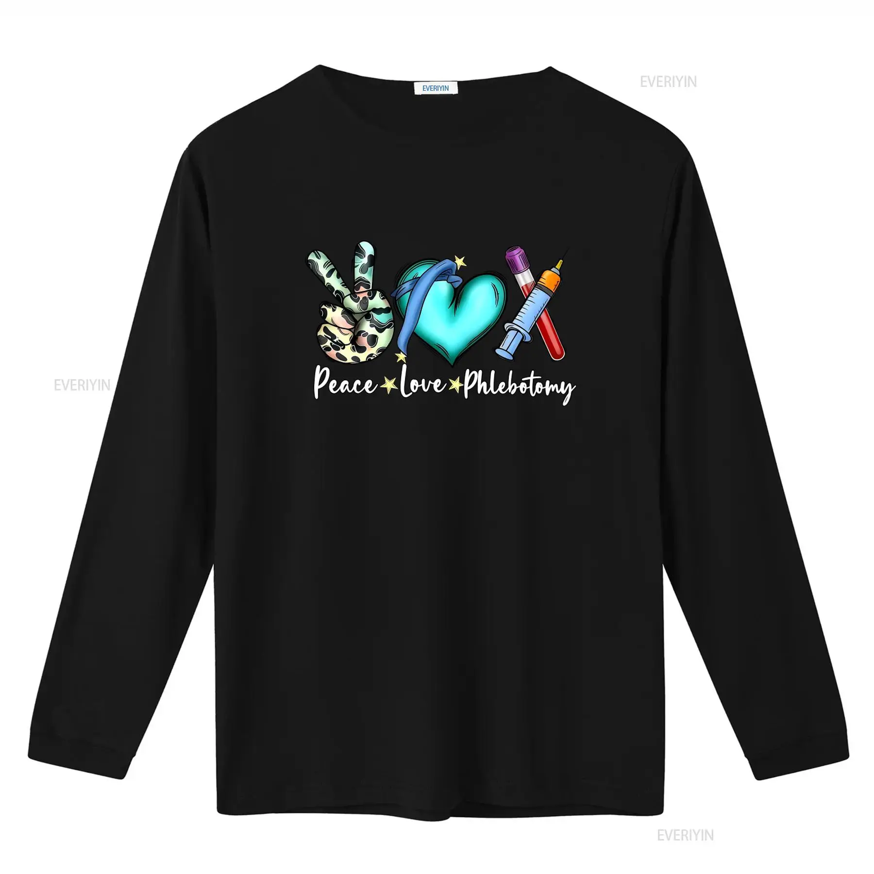เสื้อยืด Peace Love Phlebotomy - Medical Lab Design บทวิจารณ์และราคา