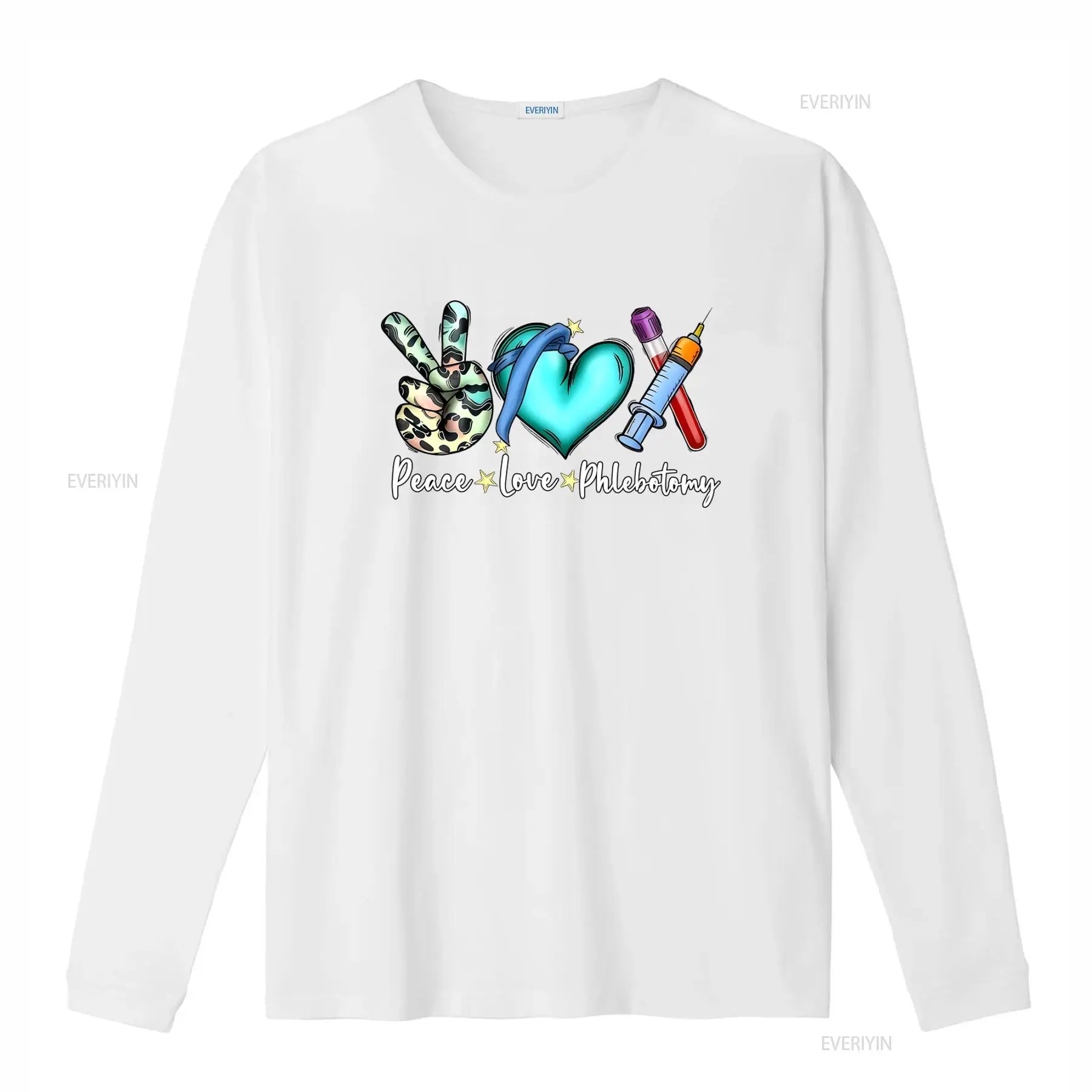 เสื้อยืด Peace Love Phlebotomy - Medical Lab Design บทวิจารณ์และราคา