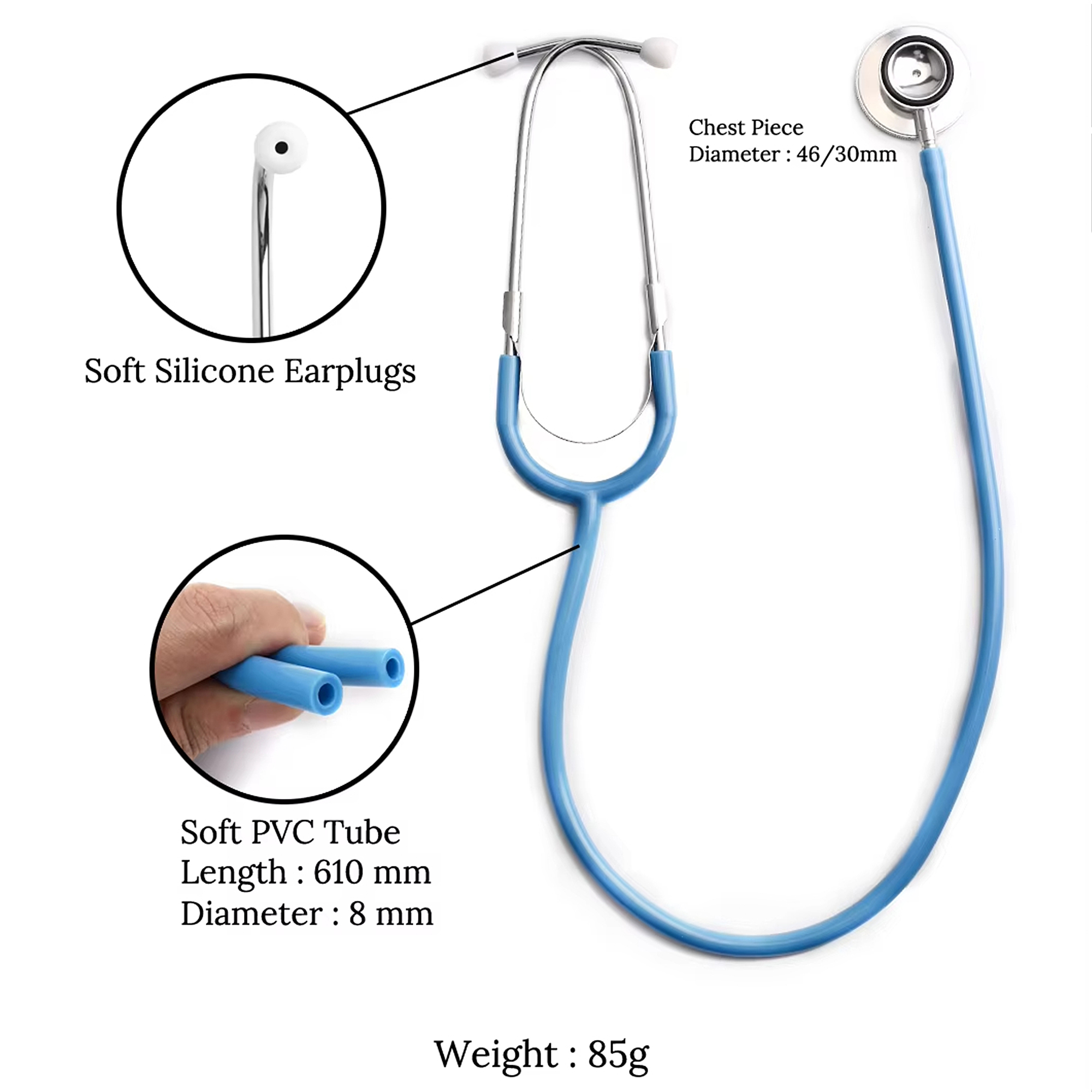 Dual HEAD Stethoscope อุปกรณ์ก - Medical Lab Equipments บทวิจารณ์และราคา