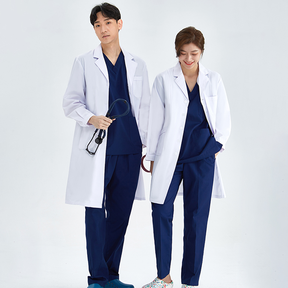 Unisex เสื้อสีขาว Lab Coat แพท - Medical Lab Coats บทวิจารณ์และราคา