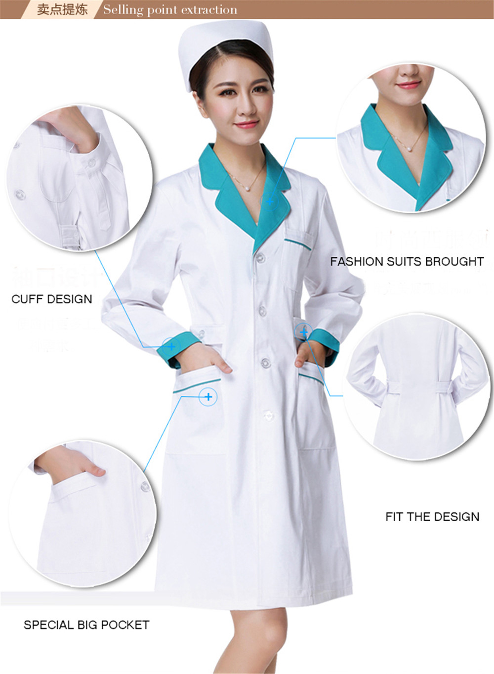 ชุดพยาบาล ชุดแพทย์ ชุดยูนิฟอร์ - Medical Lab Design บทวิจารณ์และราคา